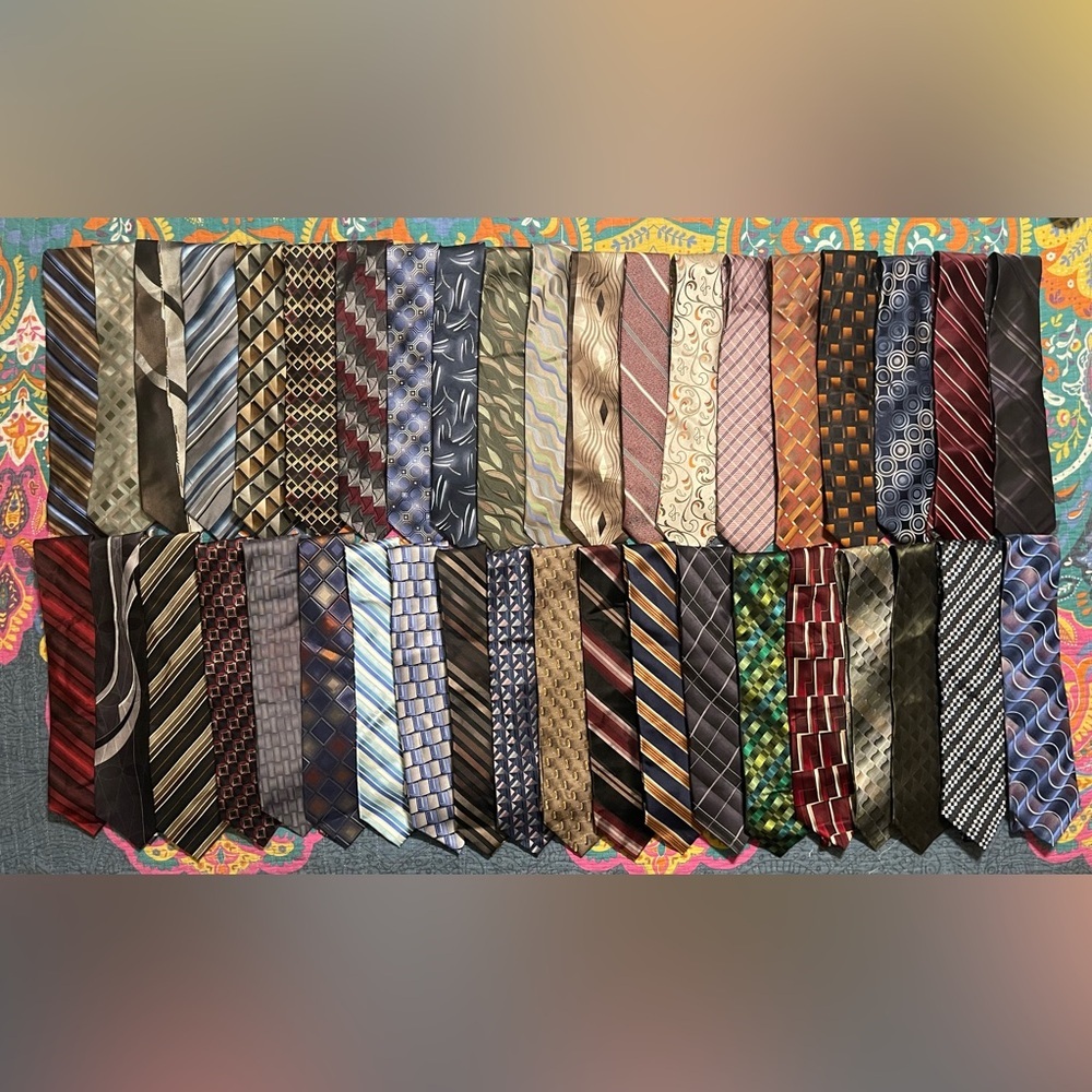 Huge Lot of 40 Ties - Reseller Lot
